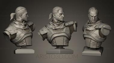 Busts and bas-reliefs of famous people (BUSTC_0220) 3D model for CNC machine